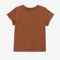 Discount Baby Boy Brown Organic T-Shirt Child T-Shirts, Polos & Shirts
