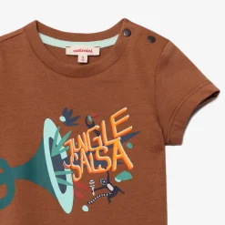 Discount Baby Boy Brown Organic T-Shirt Child T-Shirts, Polos & Shirts