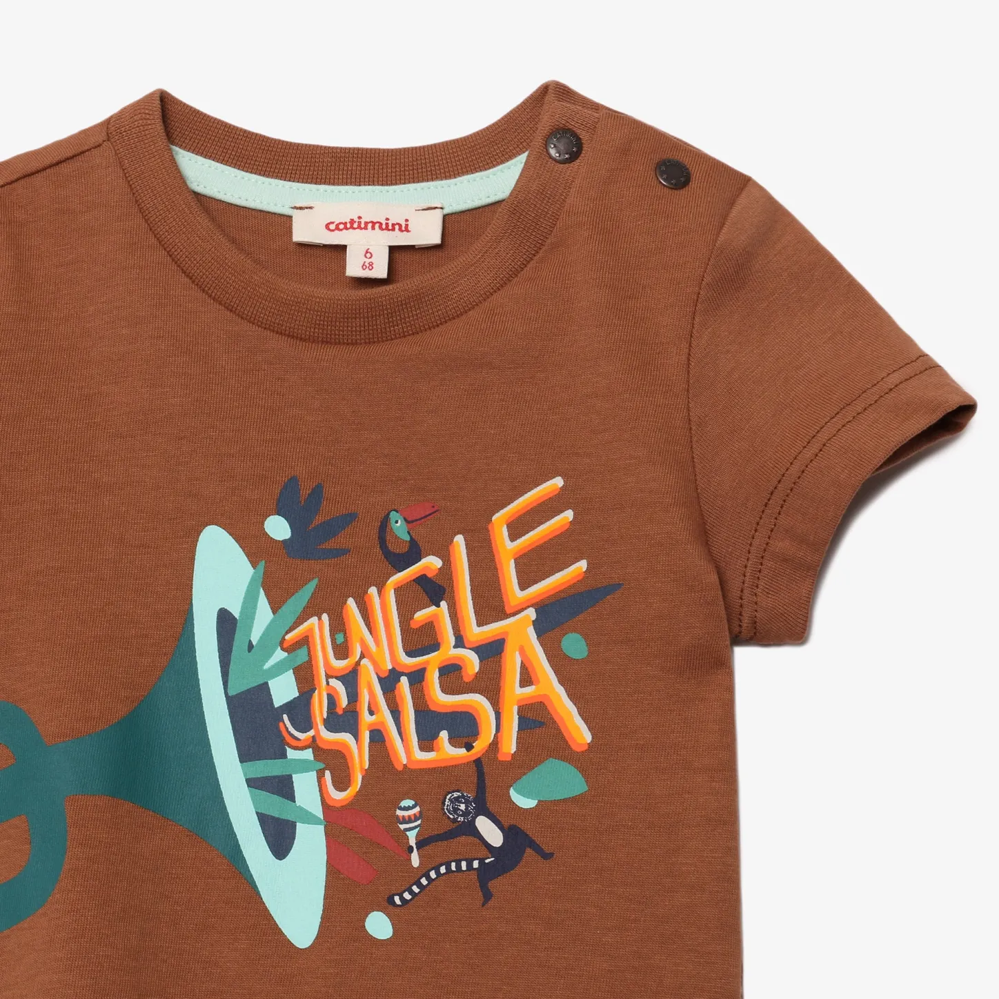 Discount Baby Boy Brown Organic T-Shirt Child T-Shirts, Polos & Shirts