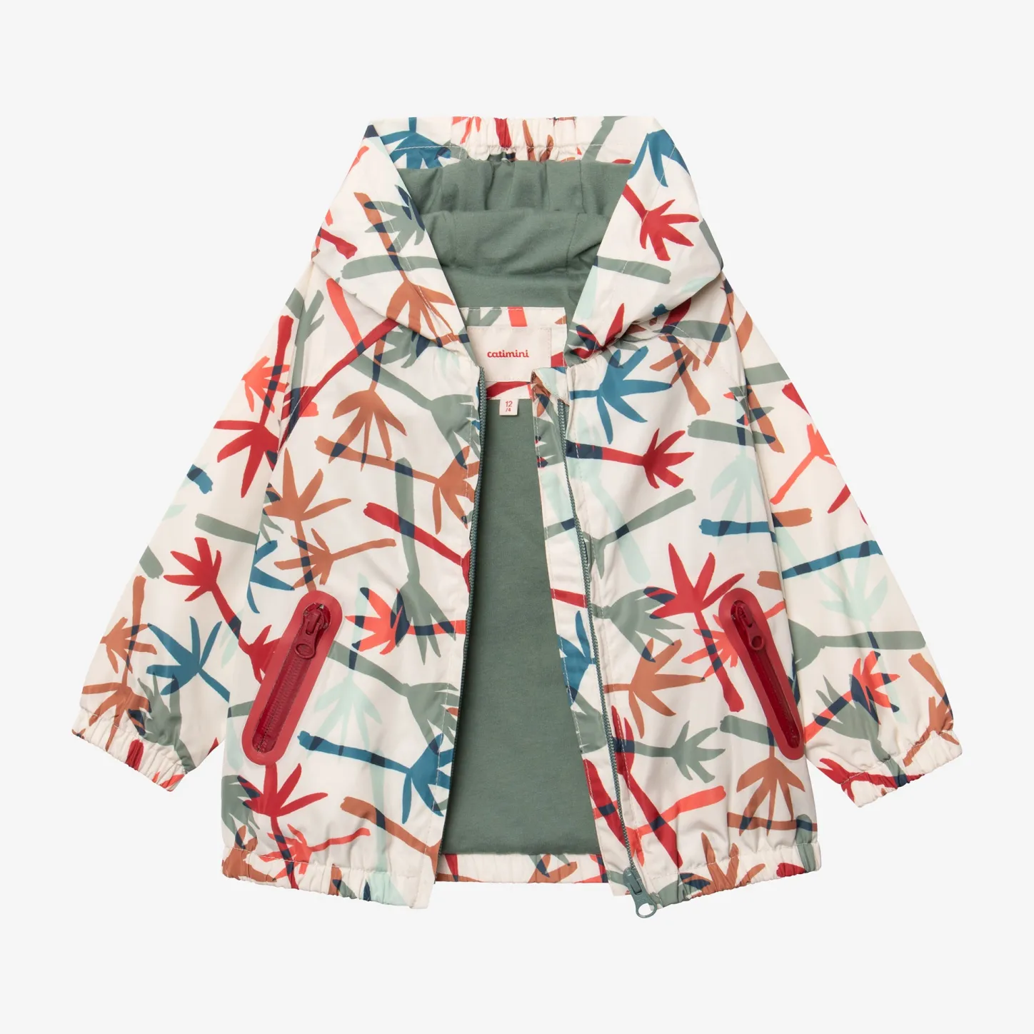 Outlet Baby Boy Camo Palms Windbreaker Child Outerwear