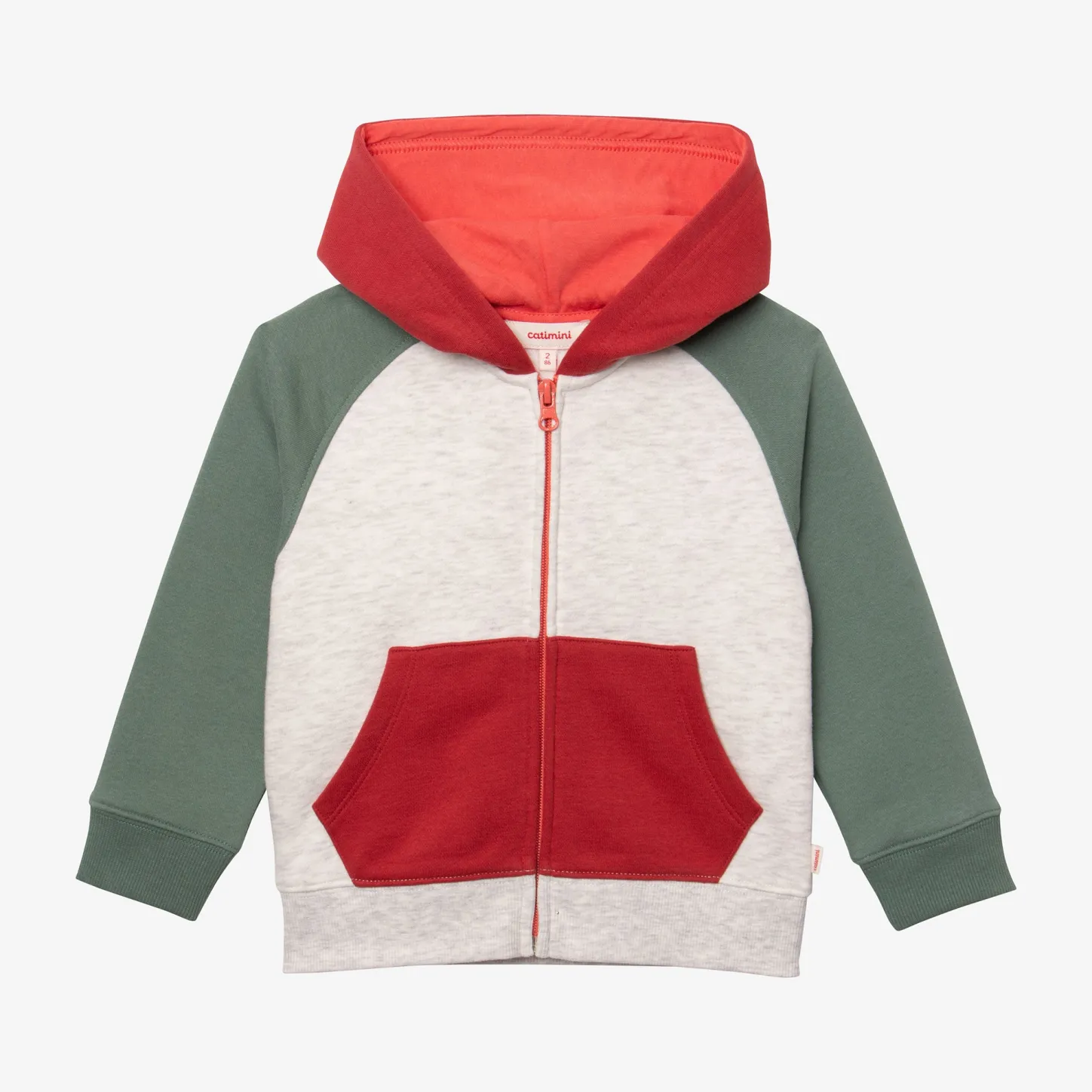 Outlet Baby Boy Color Block Zip Hoodie Child Cardigans & Sweaters