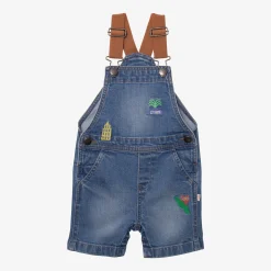 Discount Baby Boy Embroidered Denim Overalls Child Pants, Shorts & Overalls