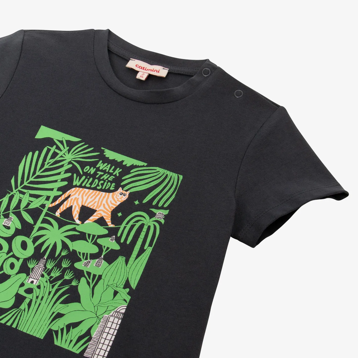 Fashion Baby Boy Grey Jungle T-Shirt Child T-Shirts, Polos & Shirts
