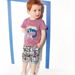 Clearance Baby Boy Jungle Print Cargo Shorts Child Pants, Shorts & Overalls