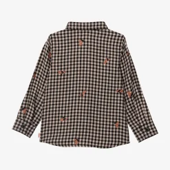 Hot Baby Boy Long Sleeve Check Shirt Child T-Shirts, Polos & Shirts