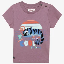 Clearance Baby Boy Purple Short Sleeve Graphic T-Shirt Child T-Shirts, Polos & Shirts