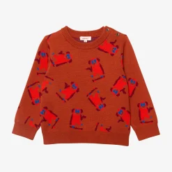 Fashion Baby Boy Skateboard Knit Sweater Child Cardigans & Sweaters