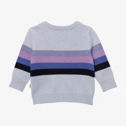 New Baby Boy Striped Jumper With Message Child Cardigans & Sweaters