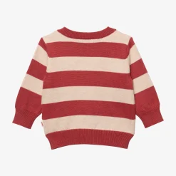 New Baby Boy Sweater With Graphic Stripes Child Cardigans & Sweaters