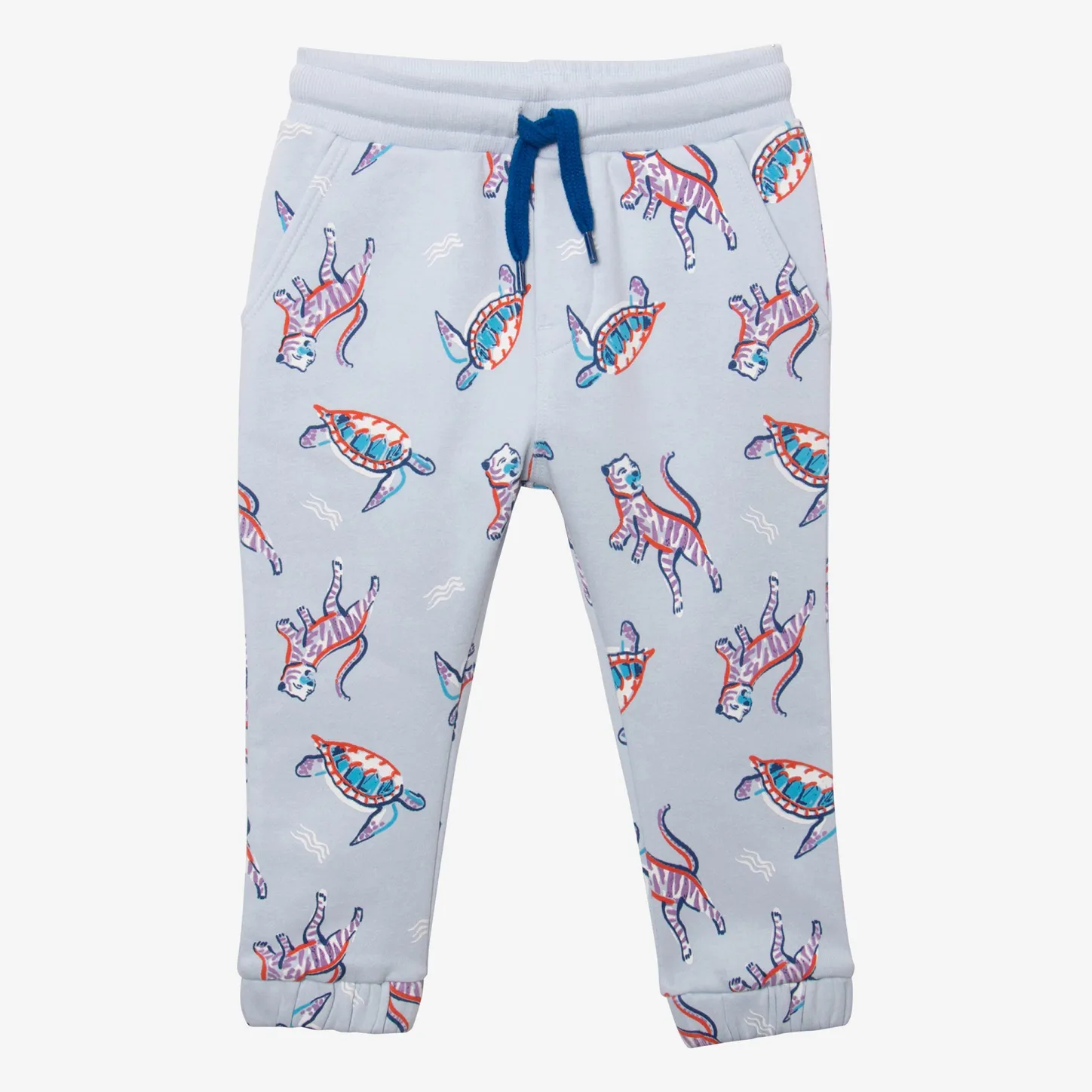 New Baby Boy Tigers And Turtles Joggers Child Pants, Shorts & Overalls