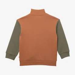 Best Baby Boys' Beige Zip Sweatshirt Child Cardigans & Sweaters