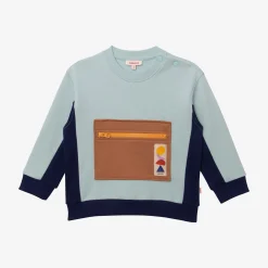 Fashion Baby Boys' Blue Sweatshirt Child Cardigans & Sweaters