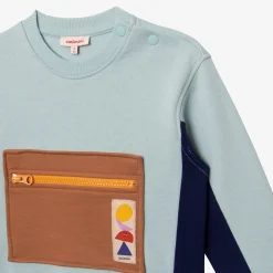 Fashion Baby Boys' Blue Sweatshirt Child Cardigans & Sweaters