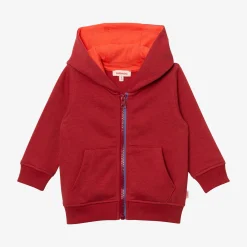 Sale Baby Boys' Clay-Colored Zip Hoodie Child Cardigans & Sweaters