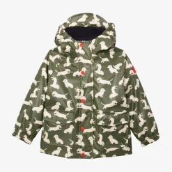 Online Baby Boys' Green Raincoat Child Outerwear