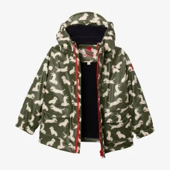 Online Baby Boys' Green Raincoat Child Outerwear