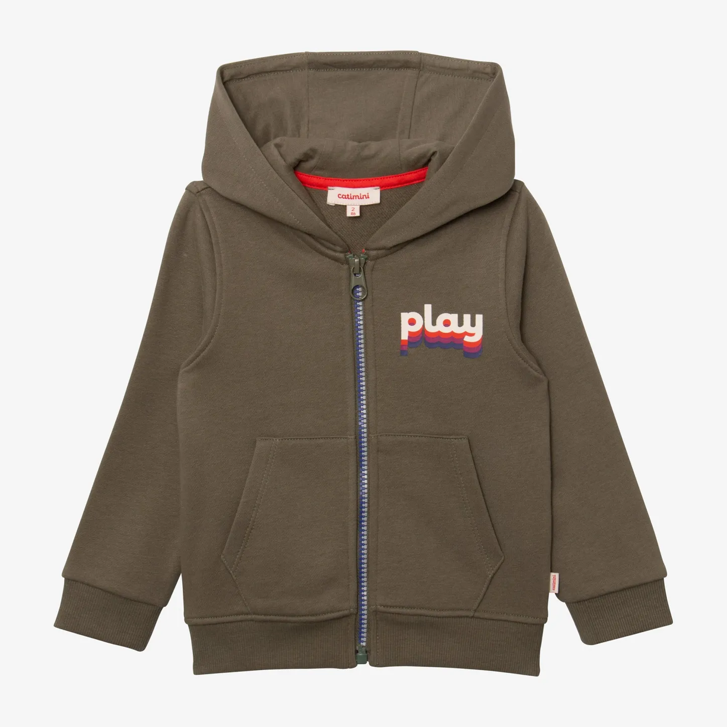 Online Baby Boys' Green Zip Hoodie Child Cardigans & Sweaters