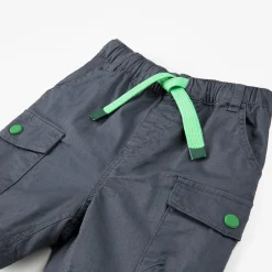 Fashion Baby Boys' Grey Bermuda Shorts Child Pants, Shorts & Overalls
