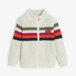 Discount Baby Boys' Heather Gray Zip Cardigan Child Cardigans & Sweaters