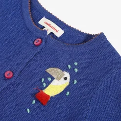 Discount Baby Girl Blue Toucan Cardigan Child Cardigans & Sweaters