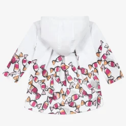Outlet Baby Girl Candy Printed Raincoat Child Outerwear
