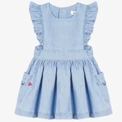 New Baby Girl Denim Apron Dress Child Dresses