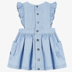 New Baby Girl Denim Apron Dress Child Dresses