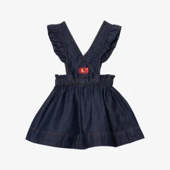 New Baby Girl Denim Skirt With Straps Child Dresses
