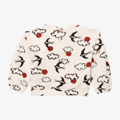 New Baby Girl Ecru Sweatshirt Child Cardigans & Sweaters