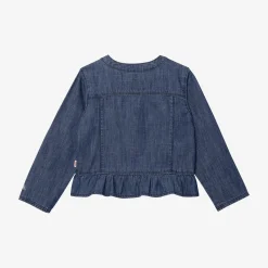 Best Baby Girl Embroidered Jean Jacket Child Cardigans & Sweaters