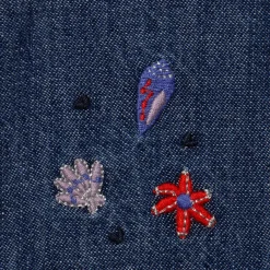 Best Baby Girl Embroidered Jean Jacket Child Cardigans & Sweaters