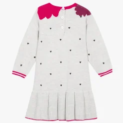Fashion Baby Girl Heather Deer Pattern Jacquard Dress Child Dresses