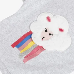 Clearance Baby Girl Marl Grey T-Shirt With Sheep Visual Child T-Shirts & Tops