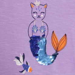 Outlet Baby Girl Mermaid-Cat T-Shirt Child T-Shirts & Tops
