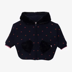 Best Baby Girl Navy Knt Coat Child Outerwear
