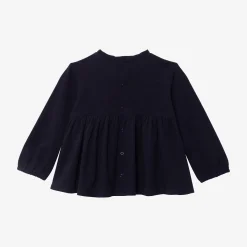 New Baby Girl Navy Long Sleeve T-Shirt Child T-Shirts & Tops