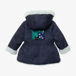 Clearance Baby Girl Navy Parka Child Outerwear