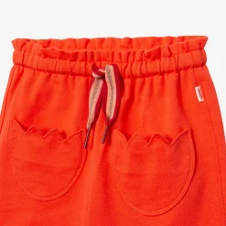 Discount Baby Girl Orange Fleece Pants Child Pants, Shorts & Leggings
