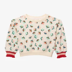 Discount Baby Girl Plant Print Sweatshirt Child Cardigans & Sweaters
