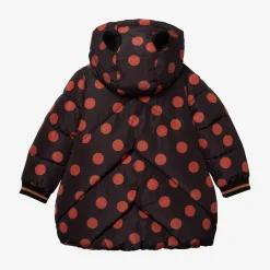 Sale Baby Girl Polka Dot Parka Child Outerwear