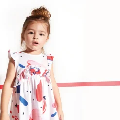 Best Baby Girl Printed Ruffle Dress Child Dresses