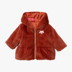 Clearance Baby Girl Reversible Puffer Jacket Child Outerwear