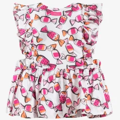 Fashion Baby Girl Sleeveless Blouse With Ruffles Child T-Shirts & Tops