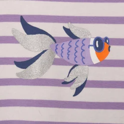 Discount Baby Girl Striped Fish Dress Child Dresses