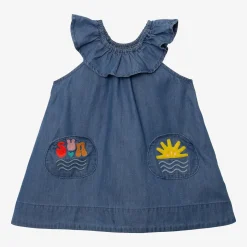 New Baby Girls' Blue Dress Child Dresses