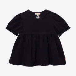 Best Baby Girl's Blue Puff-Sleeve T-Shirt Child T-Shirts & Tops