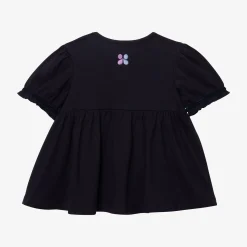 Best Baby Girl's Blue Puff-Sleeve T-Shirt Child T-Shirts & Tops