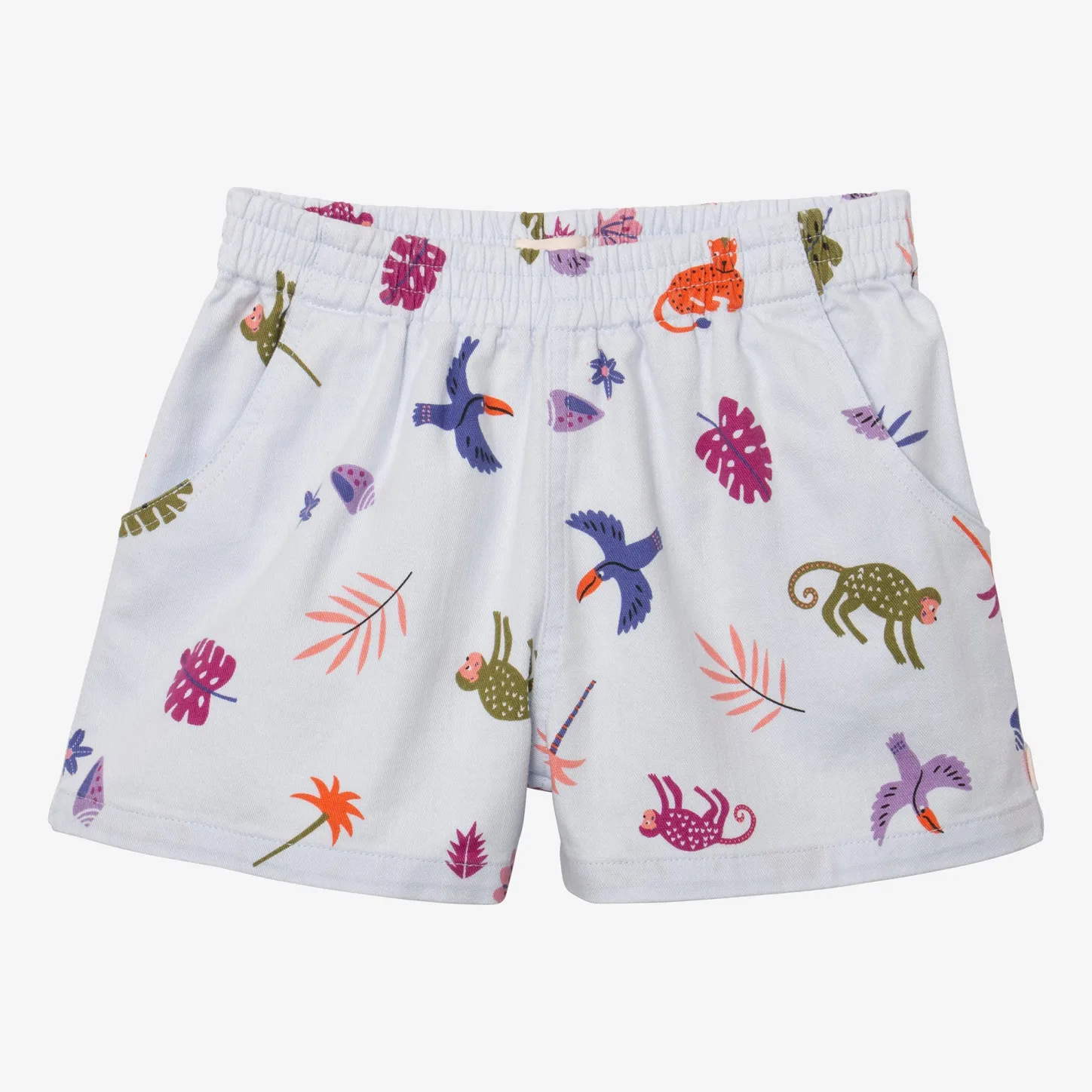 Online Baby Girls' Blue Shorts Child Pants, Shorts & Leggings