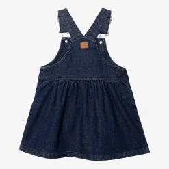 Best Baby Girls' Dark Blue Apron Dress Child Dresses