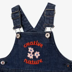 Best Baby Girls' Dark Blue Apron Dress Child Dresses